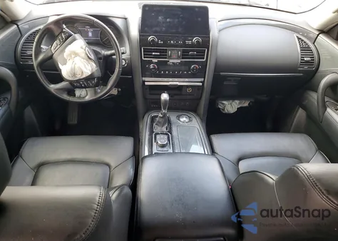 2021 Nissan Armada Sv из США, поврежденный, VIN JN8AY2AC9M9145142